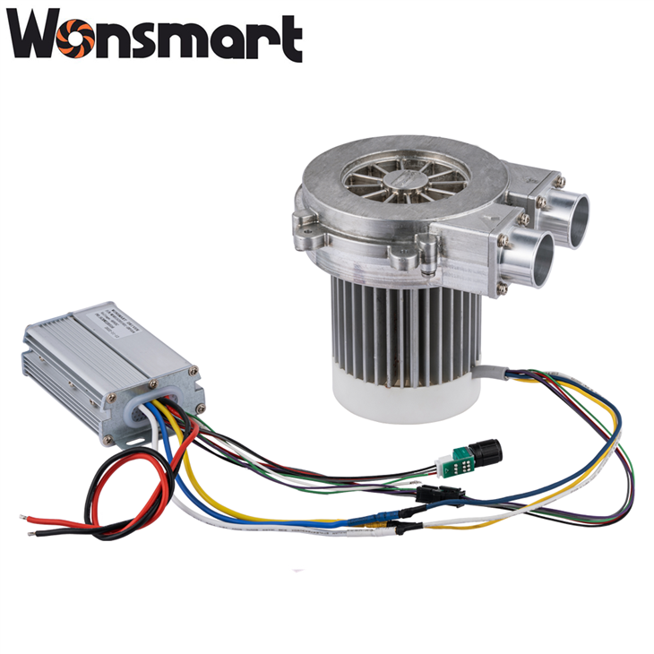 28Kpa 67m3h High Pressure&airflow Mini Turbo Blower For 5KW Fuel Cell